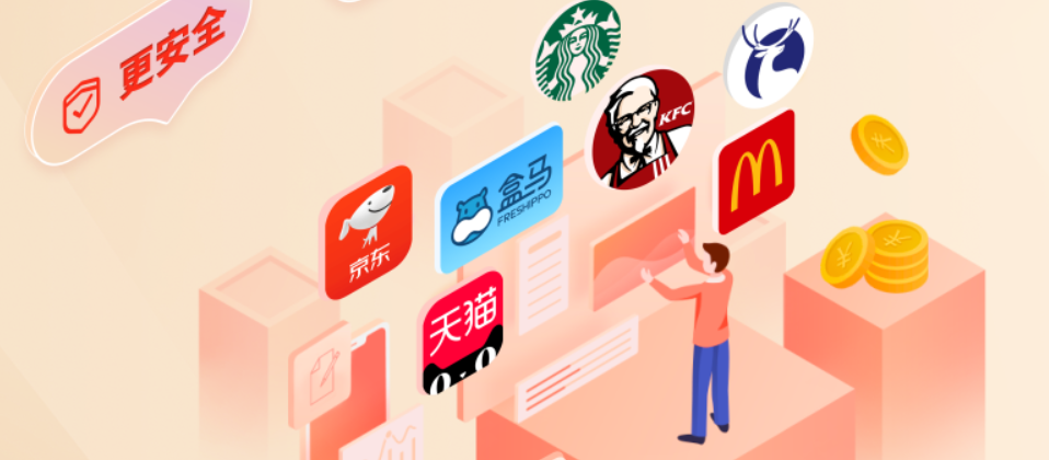 虚拟会员卡券平台操作界面示意图
